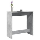 Eettafel van bewerkt hout in Grijs Sonoma voor duurzame stijl - Betongrijs / 1 / 102 cm - Eettafels