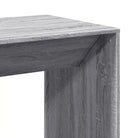 Eettafel van bewerkt hout in Grijs Sonoma voor duurzame stijl - Eettafels