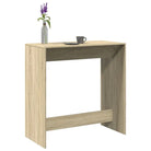 Eettafel van bewerkt hout in Grijs Sonoma voor duurzame stijl - Sonoma eiken / 1 / 102 cm - Eettafels