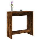 Eettafel van bewerkt hout in Grijs Sonoma voor duurzame stijl - Gerookt eiken / 1 / 102 cm - Eettafels