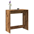 Eettafel van bewerkt hout in Grijs Sonoma voor duurzame stijl - Oud hout / 1 / 102 cm - Eettafels