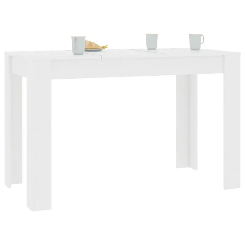 Eettafel van bewerkt hout met eenvoudig ontwerp en vochtige doek onderhouden - Eettafels