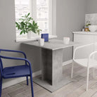 Eettafel van bewerkt hout met frisse minimalistische uitstraling - Betongrijs / 1 - Eettafels
