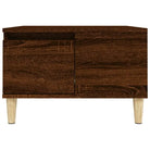 Eettafel van bewerkt hout met massief eucalyptushout voor stijlvolle woonkamer - Salontafels