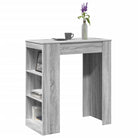 Eettafel van bewerkt hout voor duurzame en stijlvolle ruimtes - Grijs sonoma / 1 - Eettafels