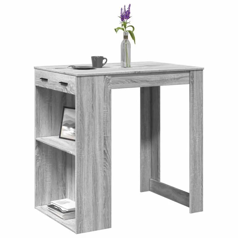 Eettafel van bewerkt hout voor stijl en duurzaamheid - Grijs sonoma / 1 - Eettafels