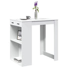 Eettafel van bewerkt hout voor stijl en duurzaamheid - Wit / 1 - Eettafels