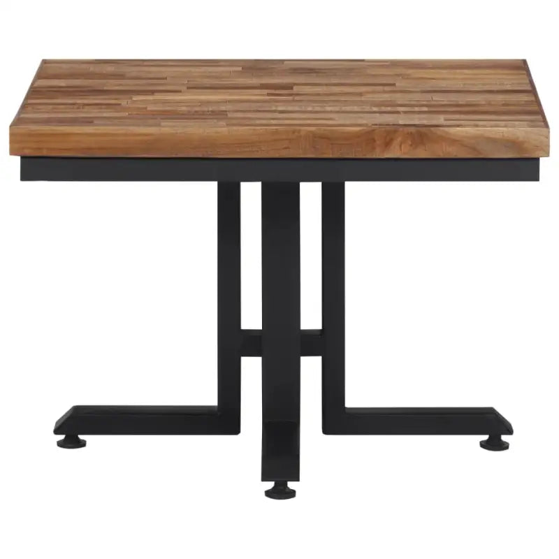 Eettafel van massief gerecycled teakhout met elegante uitstraling - Eettafels