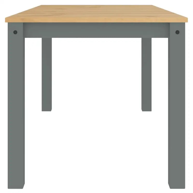 Eettafel van massief grenenhout eenvoudig schoon en minimalistisch - Eettafels