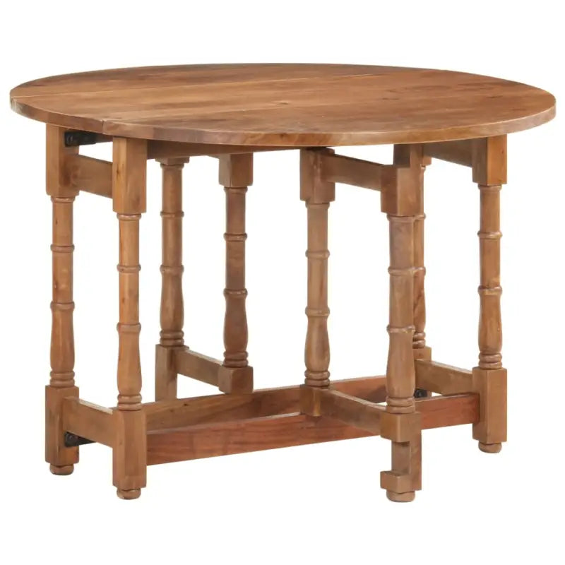 Eettafel van massief mangohout voor gezellige middagen thuis - Donkerbruin / 1 - Eettafels