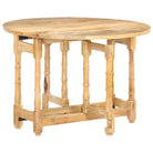 Eettafel van massief mangohout voor gezellige middagen thuis - Bruin / 1 - Eettafels