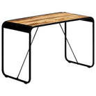 Eettafel van massief ruw mangohout met industriële charme - Eettafels