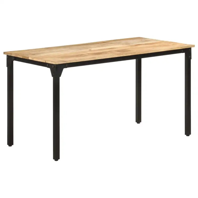 Eettafel van ruw mangohout voor een gezellige maaltijd - 140 x 70 x 76 cm / 1 - Eettafels