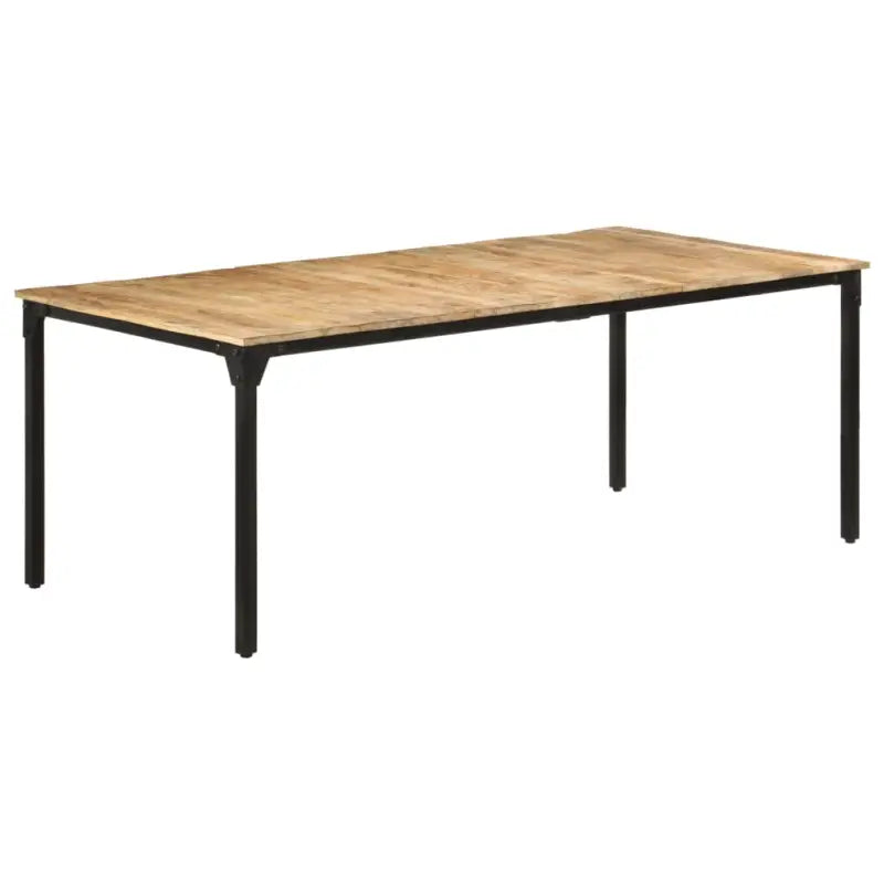 Eettafel van ruw mangohout voor een gezellige maaltijd - Eettafels
