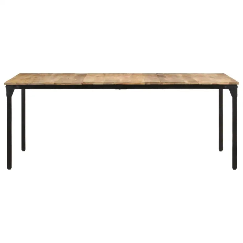 Eettafel van ruw mangohout voor een gezellige maaltijd - Eettafels