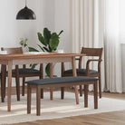 Eettafelbank met houten poten voor een comfortabele zitervaring - Bruin en zwart - Keuken- & eettafelbanken