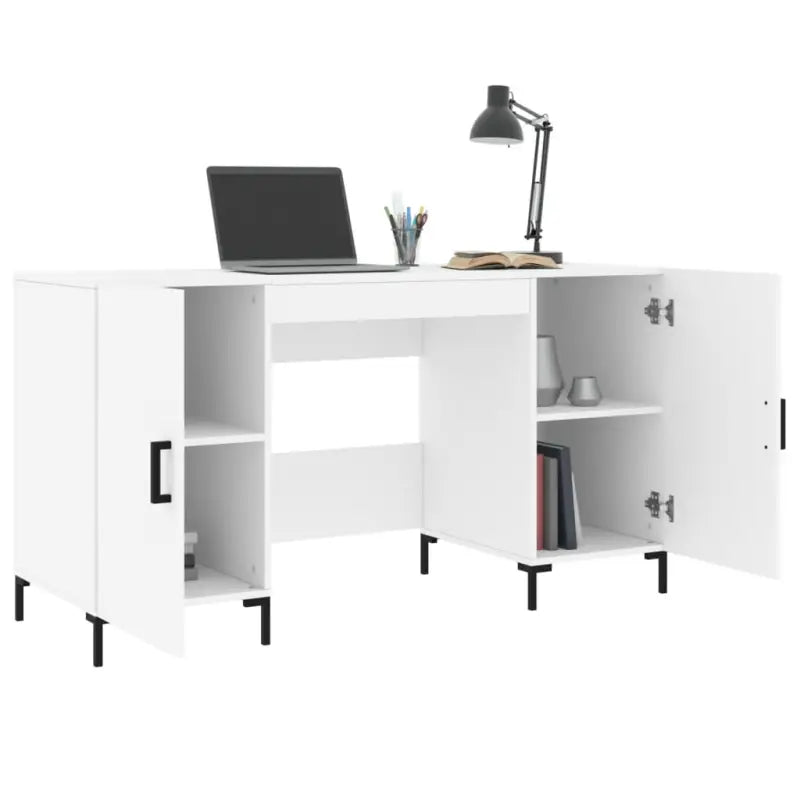 Elegant bureau van bewerkt hout voor studeer- en werkkamers - Bureaus