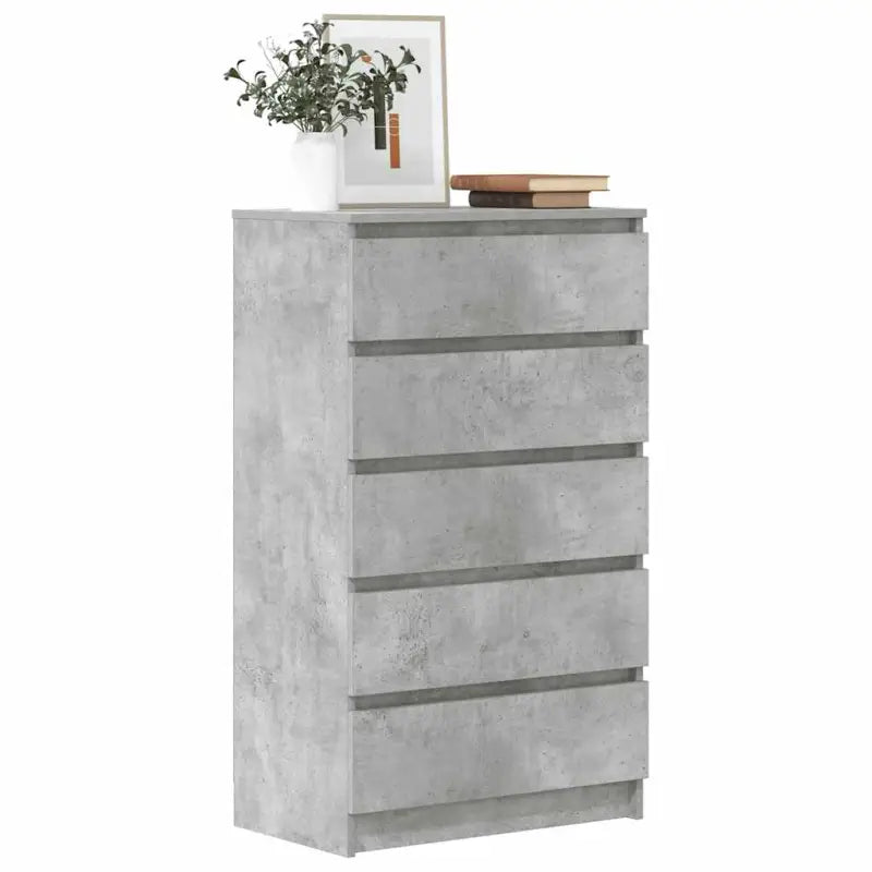 Elegant dressoir van bewerkt hout dat gemakkelijk schoon te maken - Betongrijs / 1 - Dressoirs & buffetkasten
