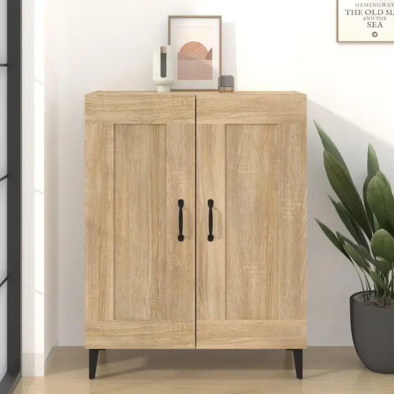 Elegant dressoir van bewerkt hout voor jouw woonkamer - Sonoma eiken / 1 - Dressoirs & buffetkasten