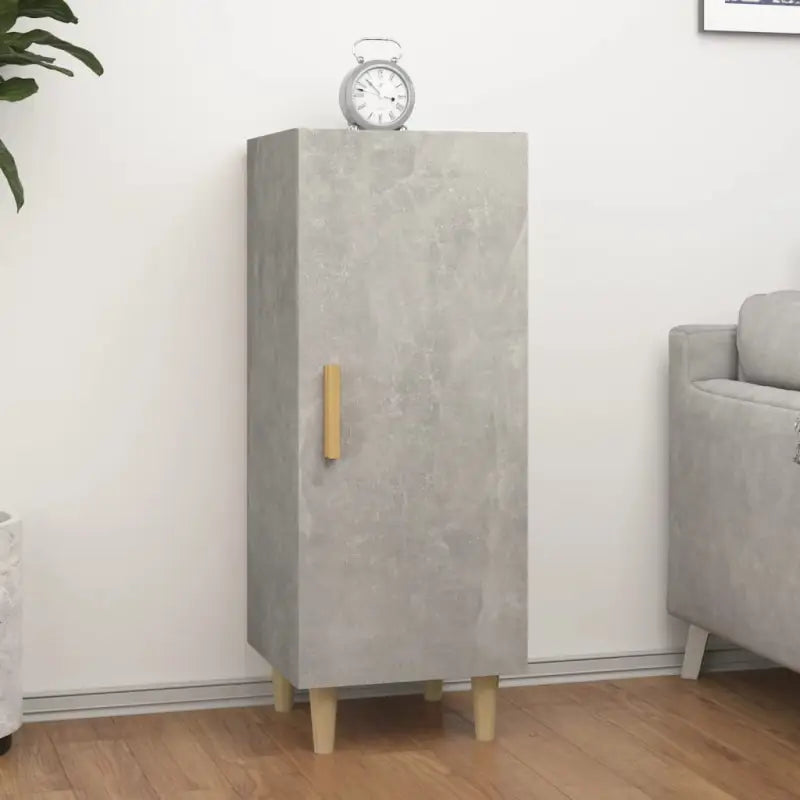 Elegant dressoir van bewerkt hout voor woonkamer en praktische opbergruimte - Betongrijs / 1 - Dressoirs & buffetkasten