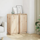 Elegant dressoir van massief grenenhout met klassieke uitstraling - Naturel / 2 - Dressoirs & buffetkasten