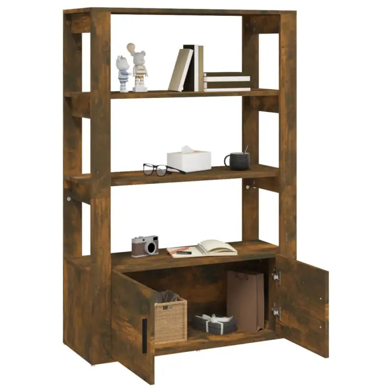 Elegant dressoirs van bewerkt hout voor een stijlvolle woonruimte - Gerookt eiken / 1 - Dressoirs & buffetkasten