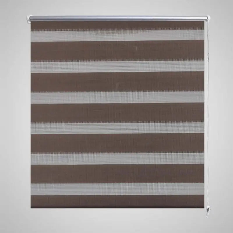 Elegant duo rolgordijn voor een moderne en stijlvolle woning - Bruin / 100 x 175 cm - Jaloezieën & rolgordijnen