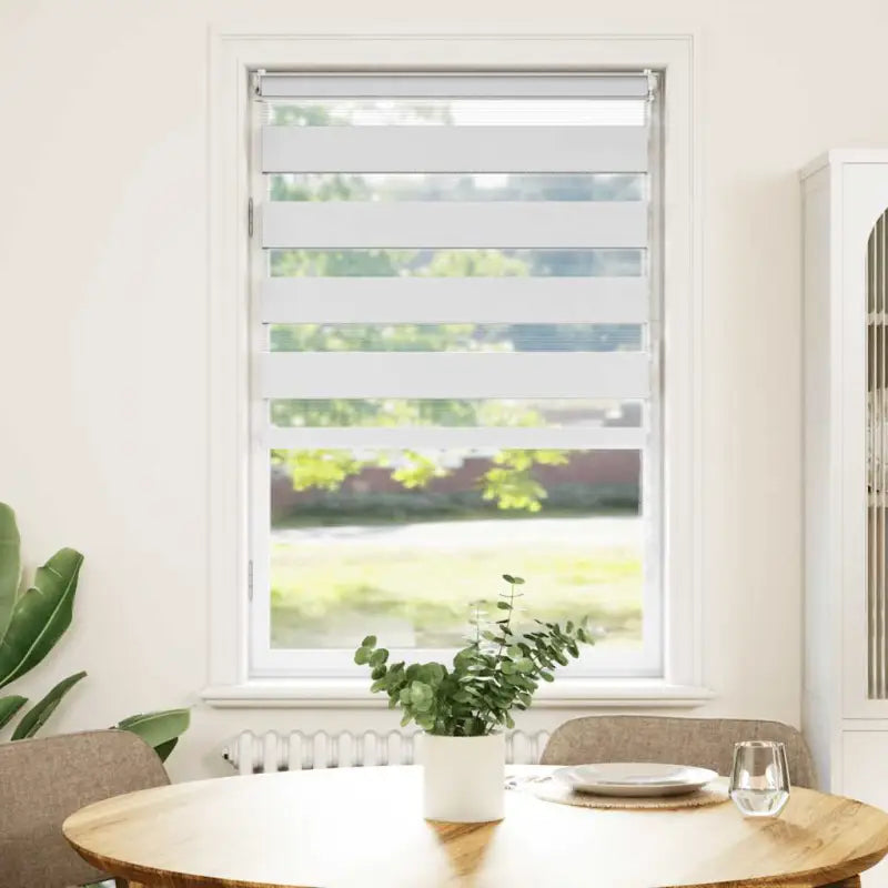 Elegant duo rolgordijn voor een moderne en stijlvolle woning - Wit / 50 x 100 cm - Jaloezieën & rolgordijnen