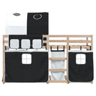 Elegant metalen stapelbed van massief grenenhout voor kleine kamers - Bedden & bedframes