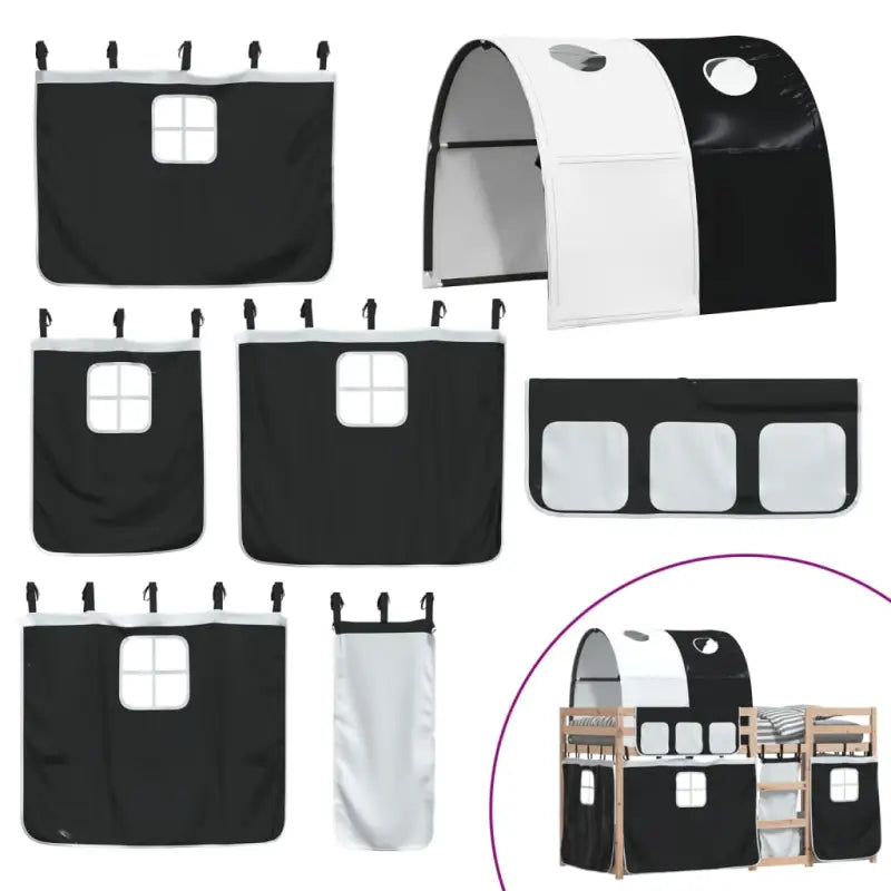 Elegant metalen stapelbed van massief grenenhout voor kleine kamers - Bedden & bedframes