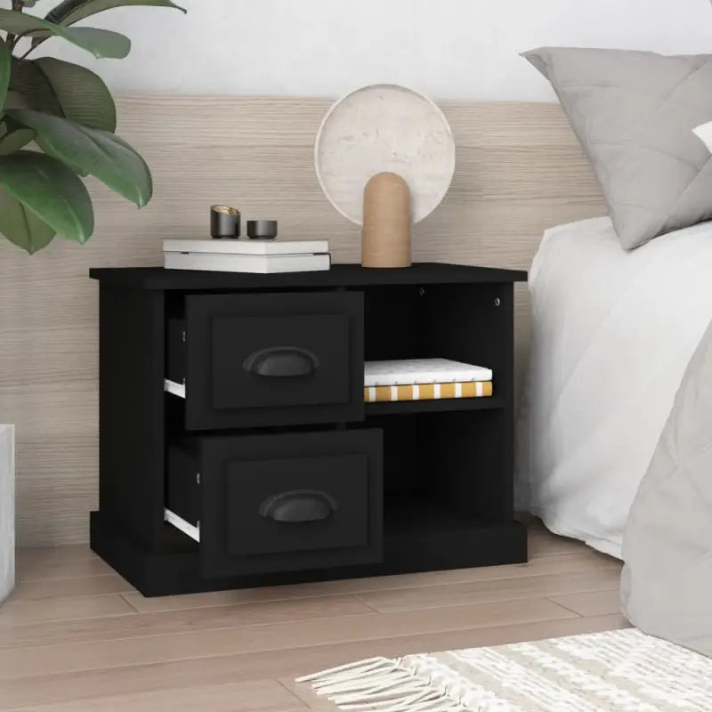 Elegant Nachtkastje van Behandeld Hout voor Tijdloze Interieurstijl - Nachtkastjes
