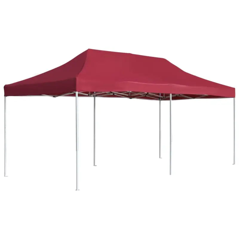 Elegant partytent van Oxford stof ideaal bij zware regen voor buitenevenementen - Wijnrood / 6 x 3 m / 1 - Partytenten