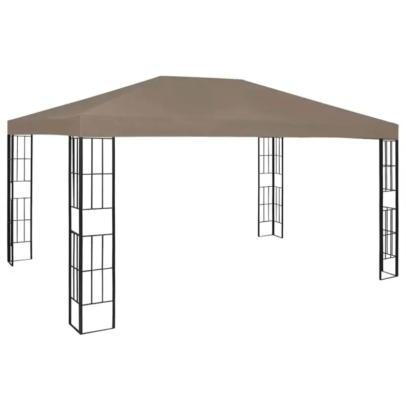 Elegant tuinpaviljoen met vierkante details voor schaduw en comfort - Partytenten & prieëlen