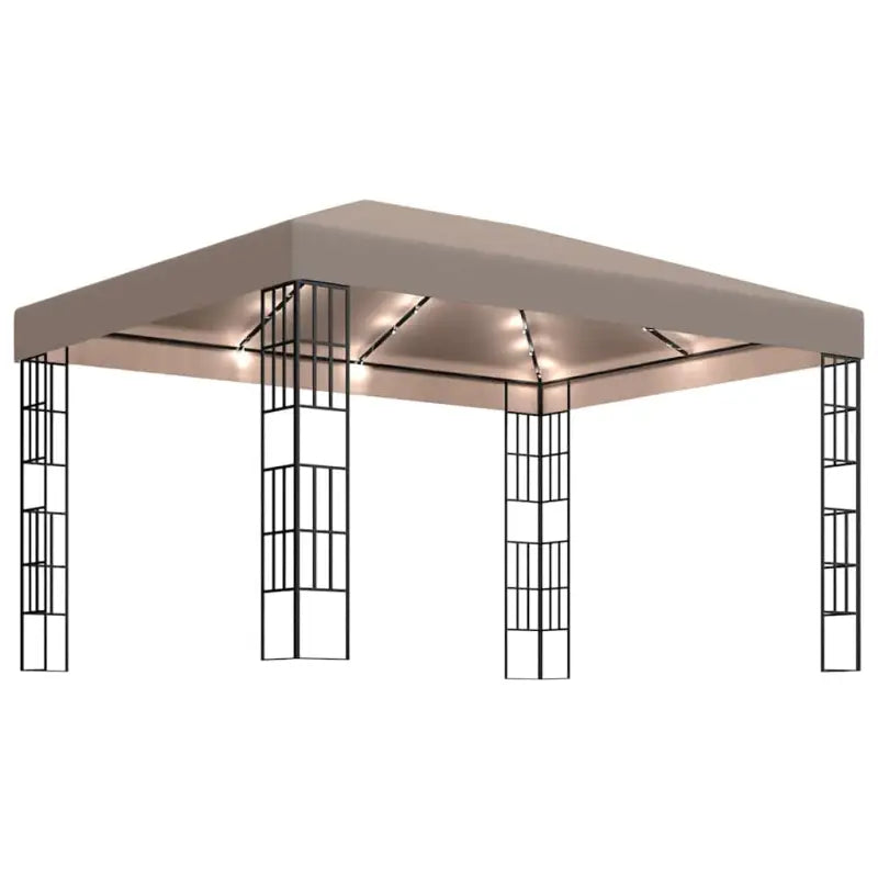 Elegant tuinpaviljoen met vierkante details voor schaduw en comfort - Partytenten & prieëlen