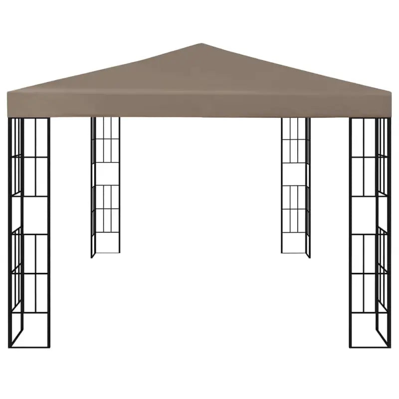 Elegant tuinpaviljoen met vierkante details voor schaduw en comfort - Partytenten & prieëlen