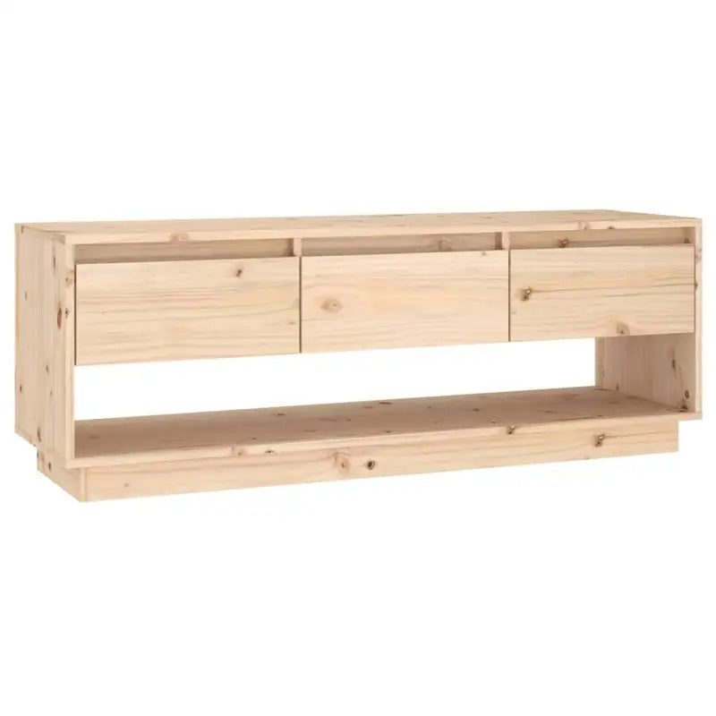 Elegant TV-Meubel van Massief Grenenhout met Strakke Lijnen - Tv-meubels