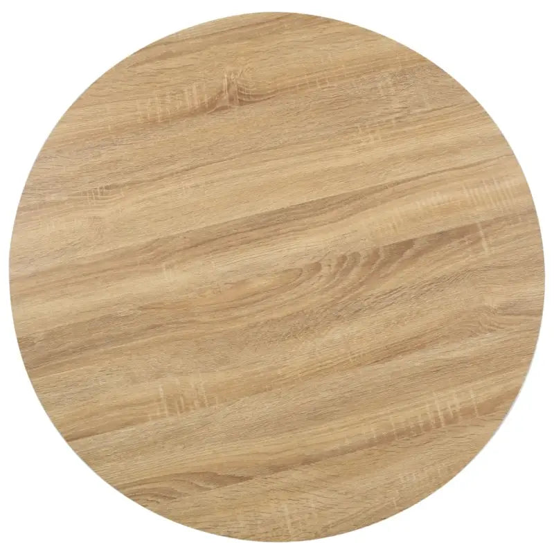 Elegante bistrotafel met houtnerf en stalen poot - Eettafels
