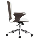 Elegante bureaustoel met gebogen houten ontwerp voor moderne interieurs - Bureaustoelen