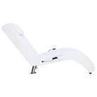 Elegante chaise longue met gegalvaniseerd stalen poten voor comfort - Chaises longues
