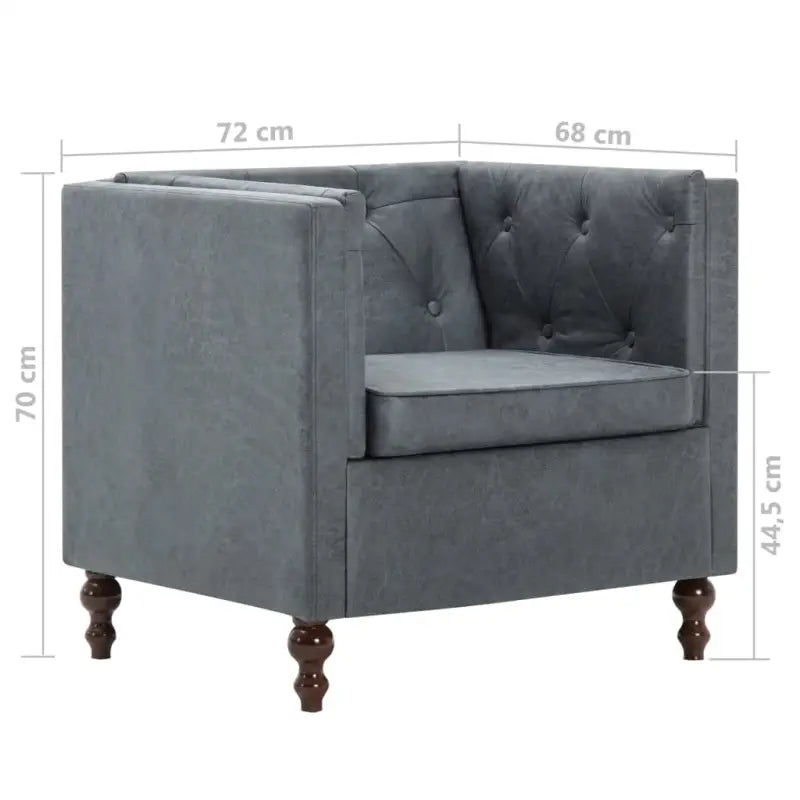 Elegante Chesterfield fauteuil met stevig houten frame voor elke ruimte - Fauteuils & Relaxfauteuils
