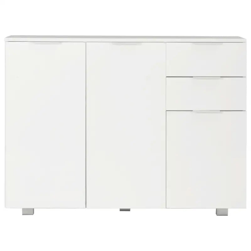 Elegante dressoir van bewerkt hout met hoogglans afwerking - Dressoirs & buffetkasten