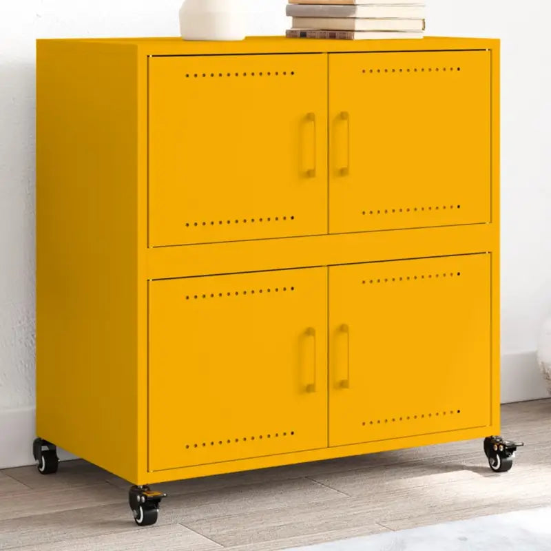 Elegante Dressoir van Duurzaam Staal voor een Moderne Look - Geel / 1 - Dressoirs & buffetkasten