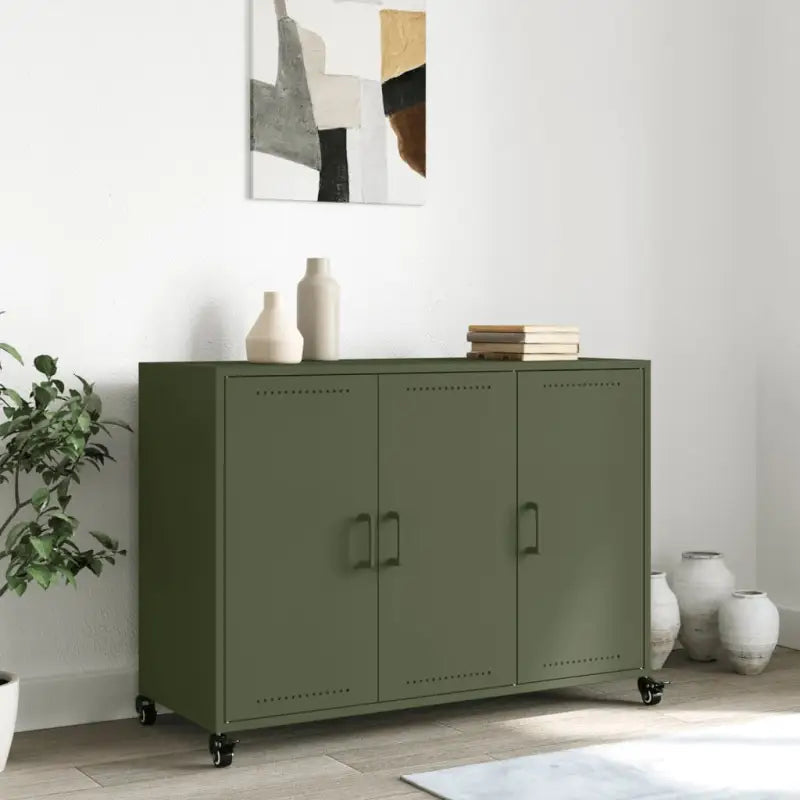 Elegante dressoir van duurzaam staal voor een stijlvolle woonkamer - Dressoirs & buffetkasten