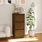 Elegante dressoirs van massief grenenhout voor klassiek interieur - Honingbruin / 1 - Dressoirs & buffetkasten