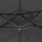 Elegante dubbele parasol voor schaduw en UV-bescherming - Parasols en zonneschermen