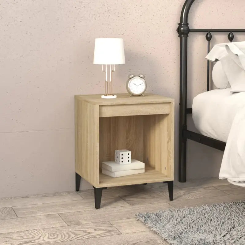 Elegante en duurzame nachtkastjes van bewerkt hout - Sonoma eiken / 1 - Nachtkastjes