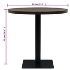 Elegante Franse Bistro Tafel voor een romantische sfeer - Eettafels