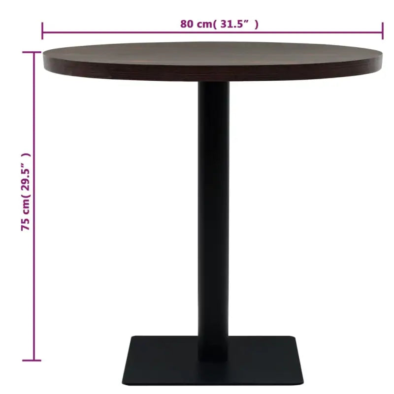 Elegante Franse Bistro Tafel voor een romantische sfeer - Eettafels