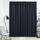 Elegante gordijnen met metalen haken voor privacy en stijl in huis - Antraciet / 1 - Gordijnen & vitrages