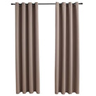 Elegante gordijnen met metalen ringen voor privacy en lichtblokkering levering bevat - Gordijnen & vitrages
